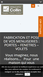 Mobile Screenshot of menuiserie-collin.com